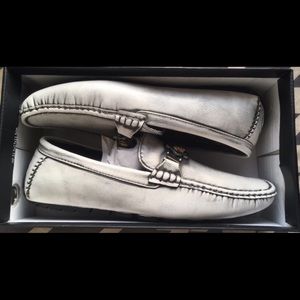 Men's Grey Loafer Shoes  by Platini